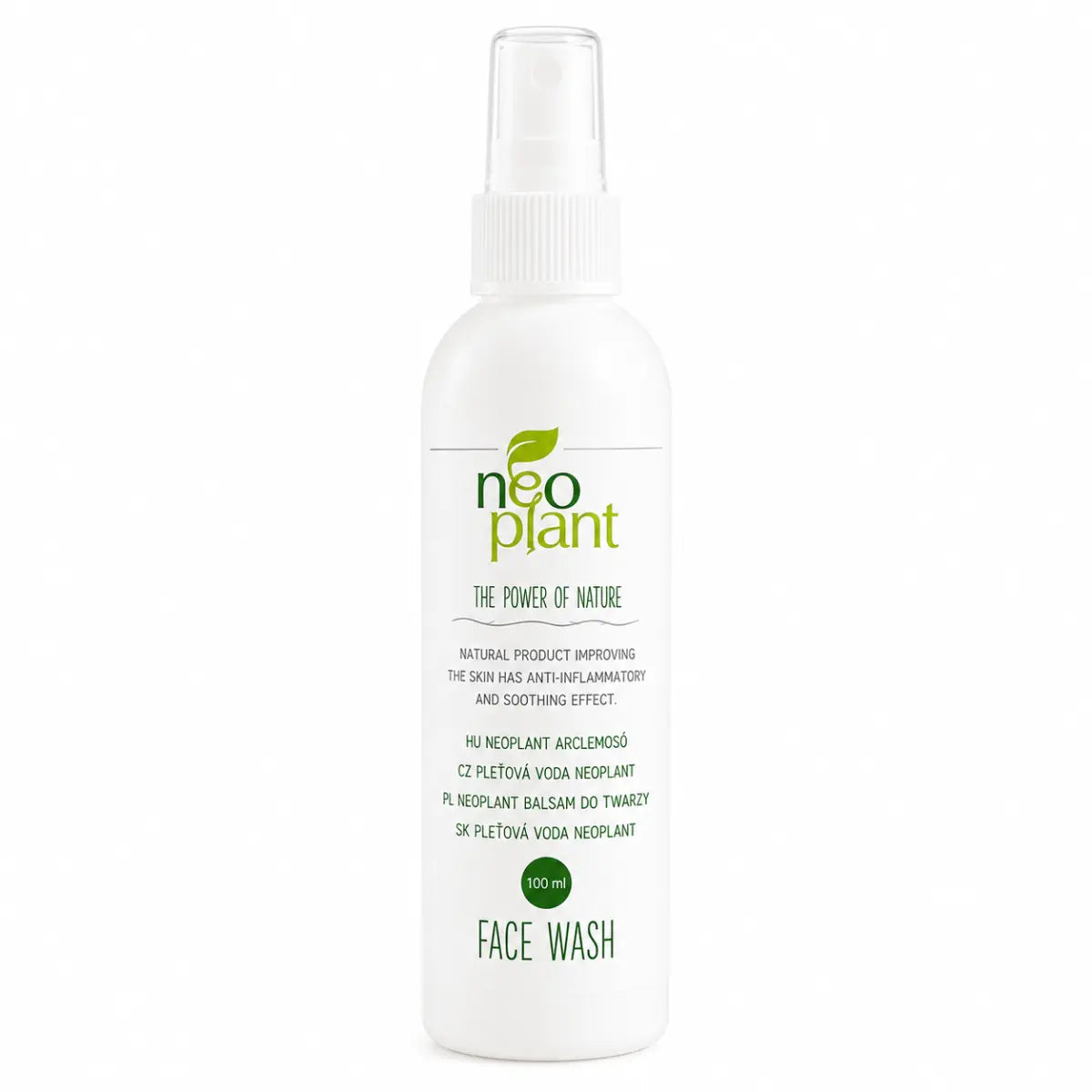 Neoplant Face Cleanser 100 ml – természetes növényi arclemosó irritált, száraz, érzékeny, ekcémára hajlamos és problémás bőr kíméletes tisztítására