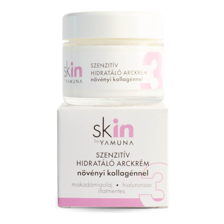 skIN by Yamuna sensitive moisturizing face cream with vegetable collagen 50 ml